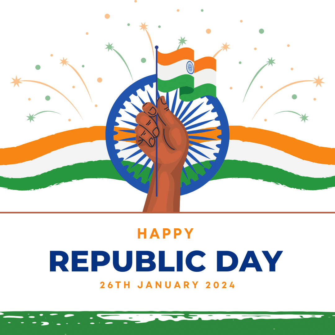 Republic Day India 2024 greeting image 6