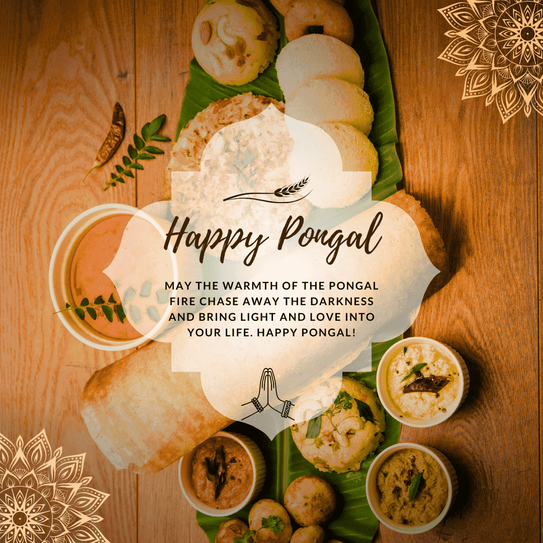 May the warmth of the Pongal fire chase away the darkness and bring light and love into your life. Happy Pongal!