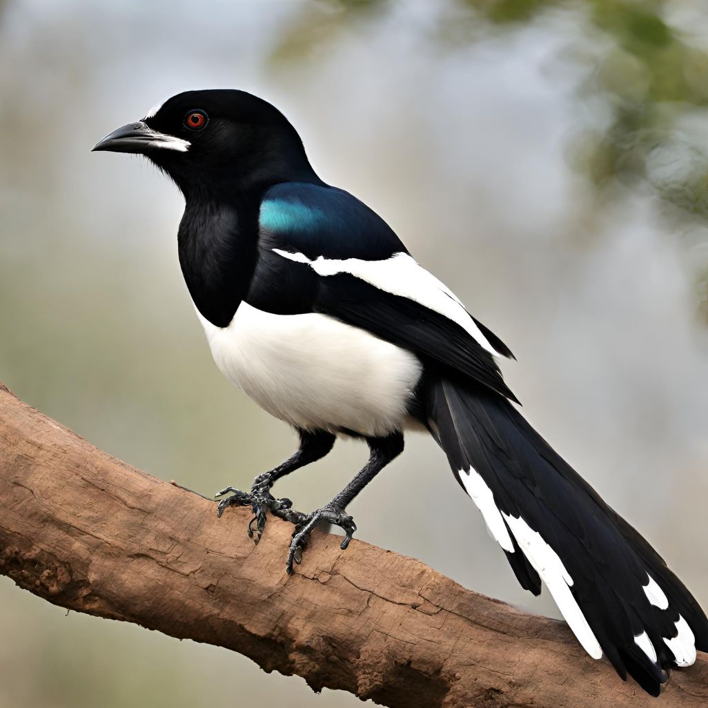 अधेला bird Common magpie