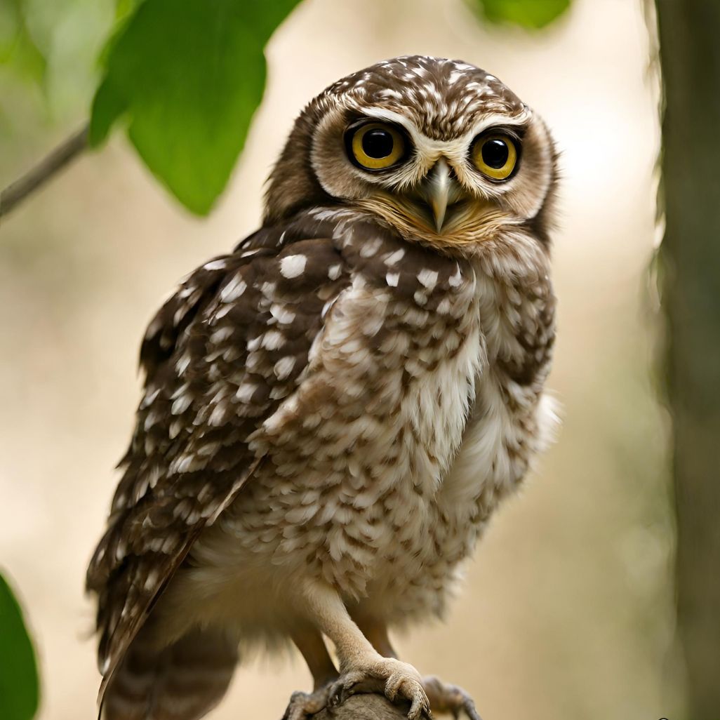 उल्लू (ullu)_ Spotted owlet
