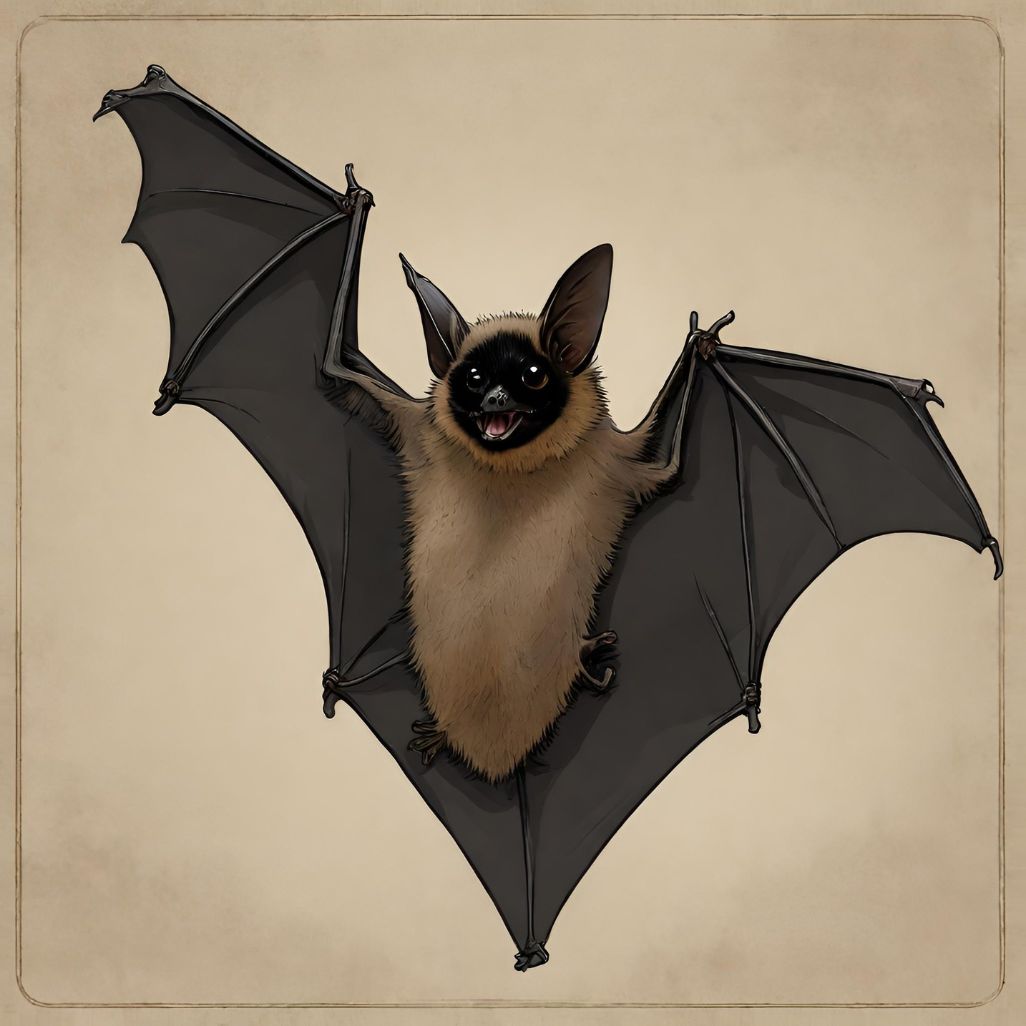 चमगादड़ (chamgadar) Indian pipistrelle bat
