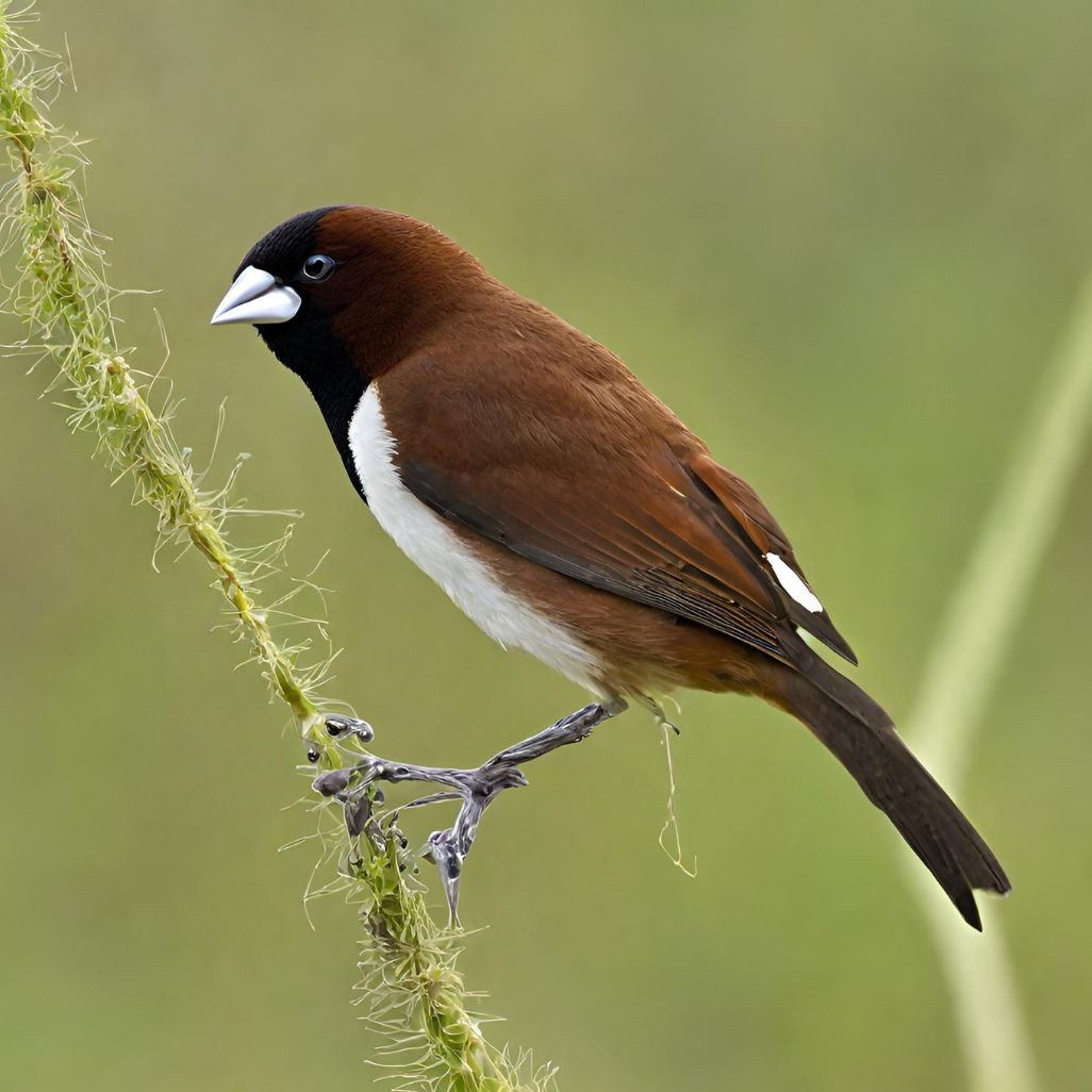 Chestnut munia /black-headed munia
