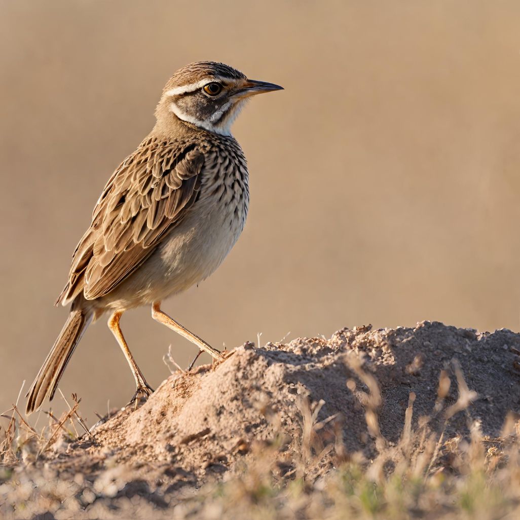 पुल्लक (Pulak): Short-toed bush lark