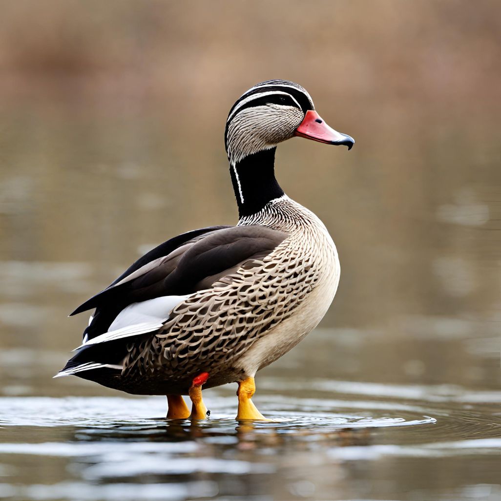 बत्तख (batakh): Indian spot-billed duck