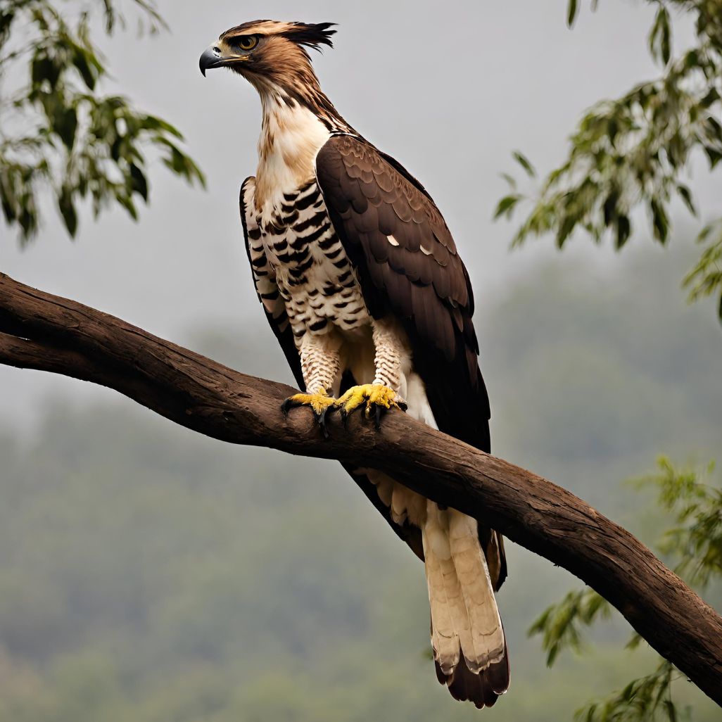 गरुड़ (garud) Crested hawk-eagle