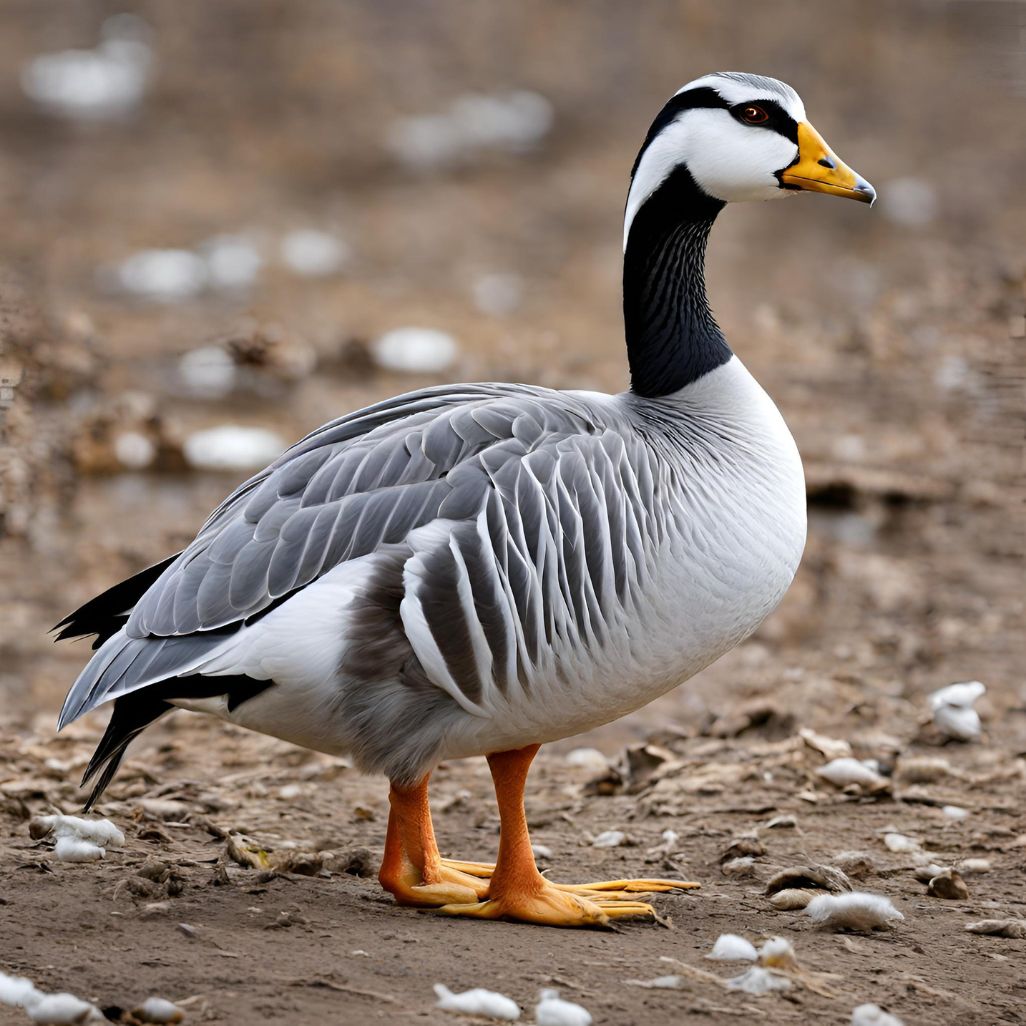 सफेद हंस : Bar-headed goose