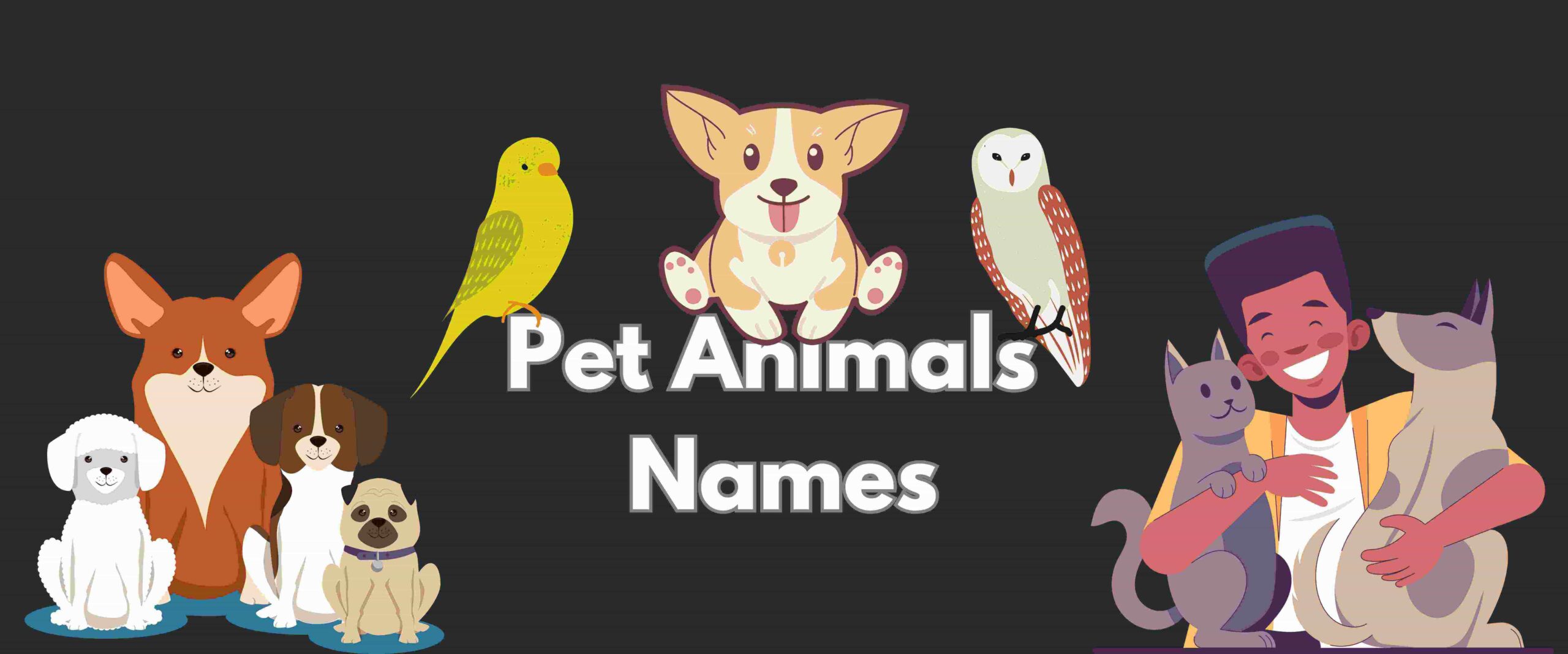 pet animals images with names