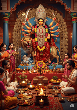 दुर्गा महा अष्टमी पूजा