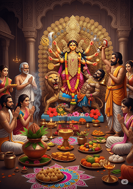 Durga Maha Navami Puja 2025
