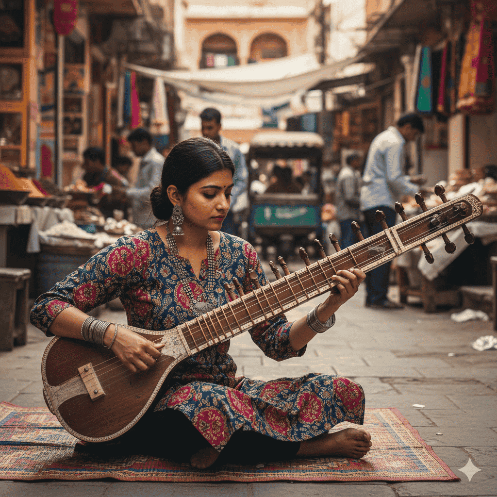 Sample image for Artistic Street Performer prompt