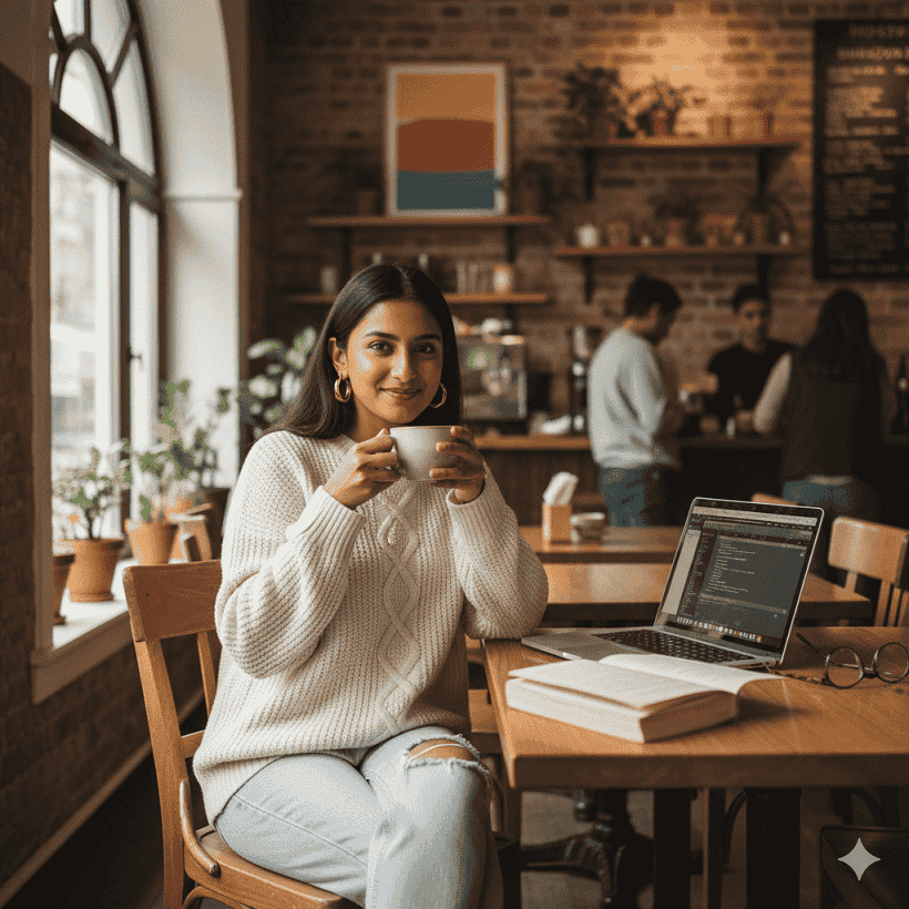 Sample image for Candid Cafe Creative prompt