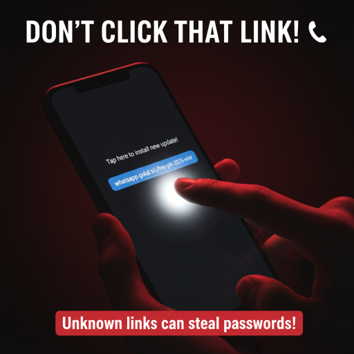 Malicious link click