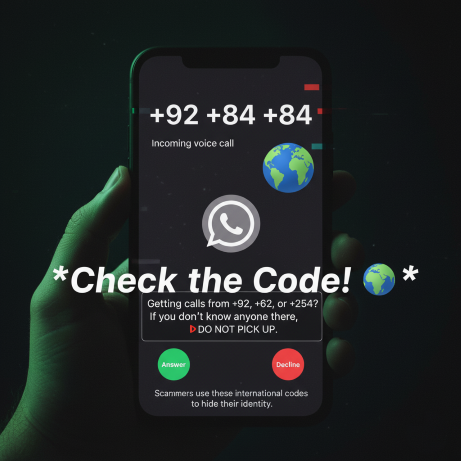 International Number Scam WhatsApp