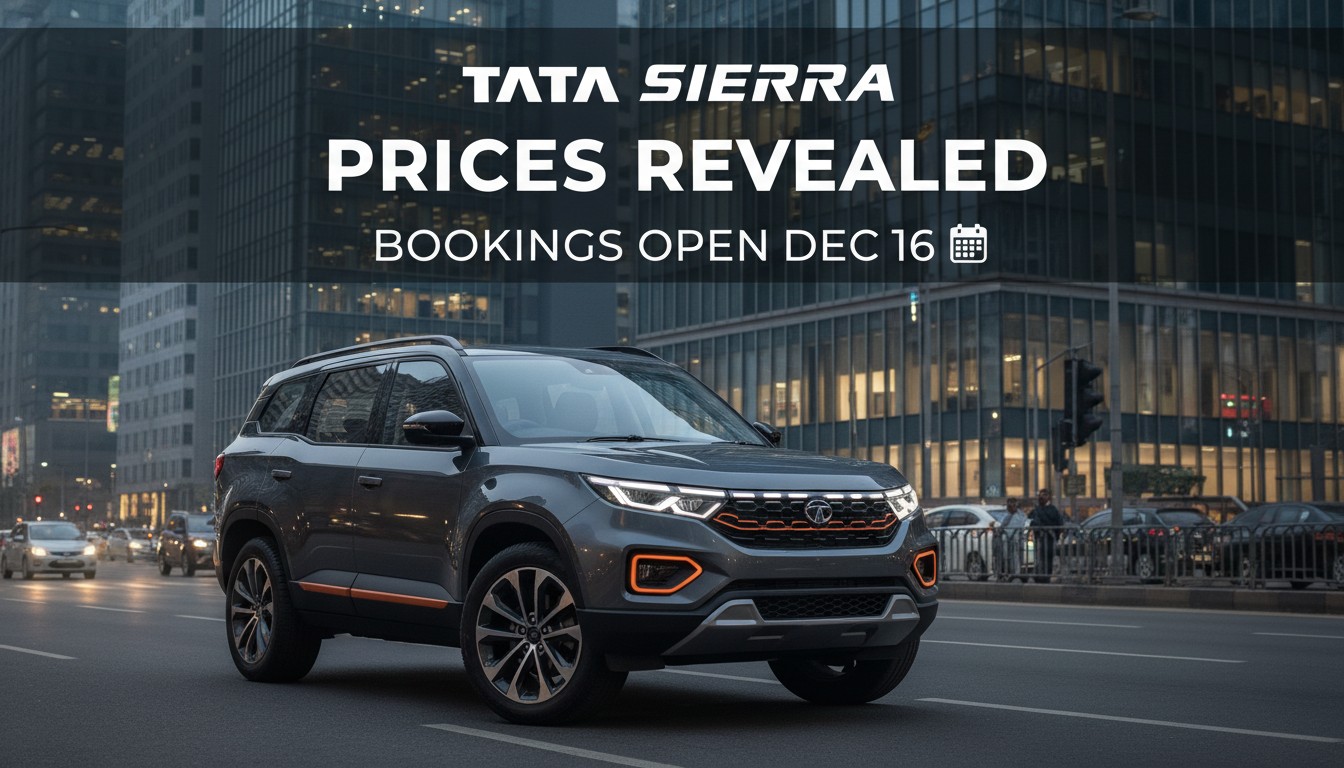 Tata Sierra Prices Revealed, Bookings Open Soon