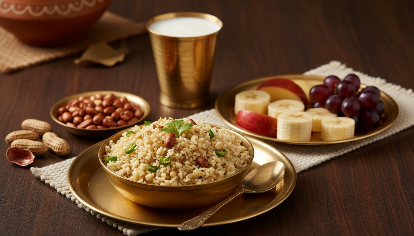 Sankashti Chaturthi Fasting Food Vrat Thali