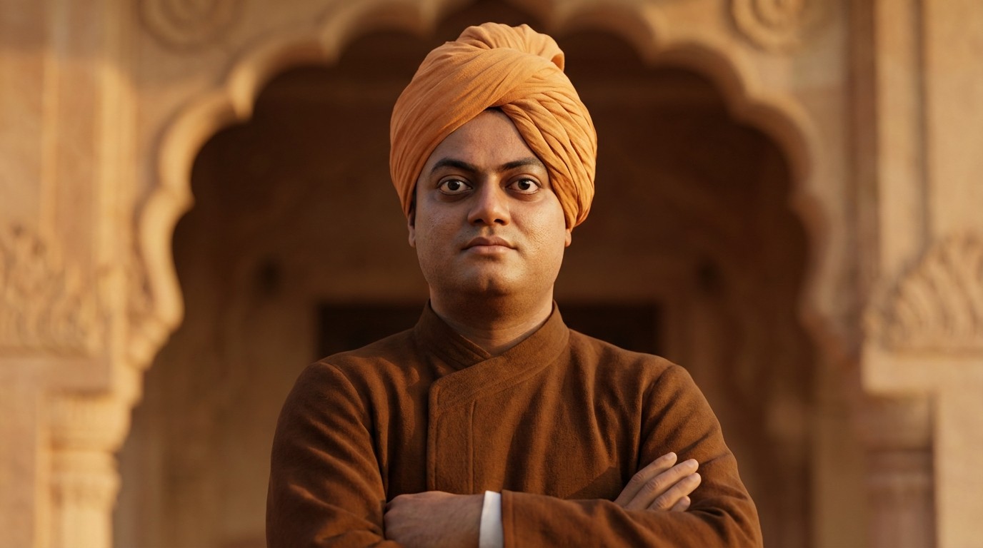 Swami Vivekananda Close-Up Portrait National Youth Day Special