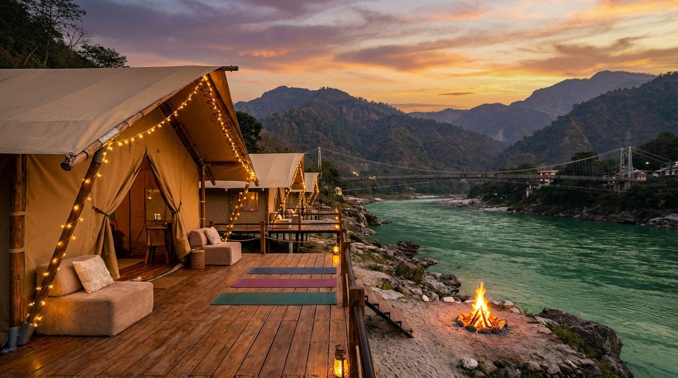 Luxury Glamping Tents in Rishikesh