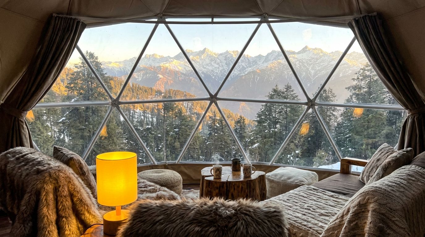 Luxury Tent in Shoja Himachal Pradesh