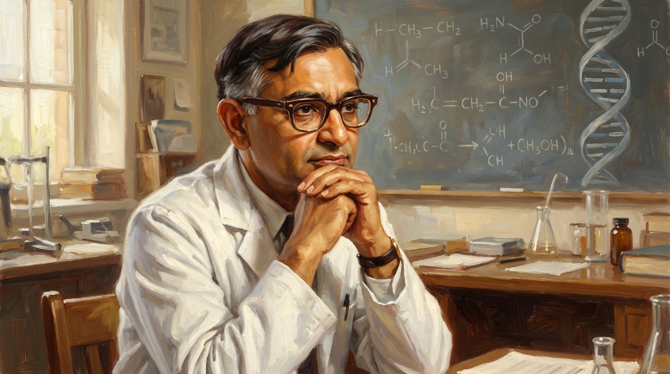 Dr. Har Gobind Khorana Portrait