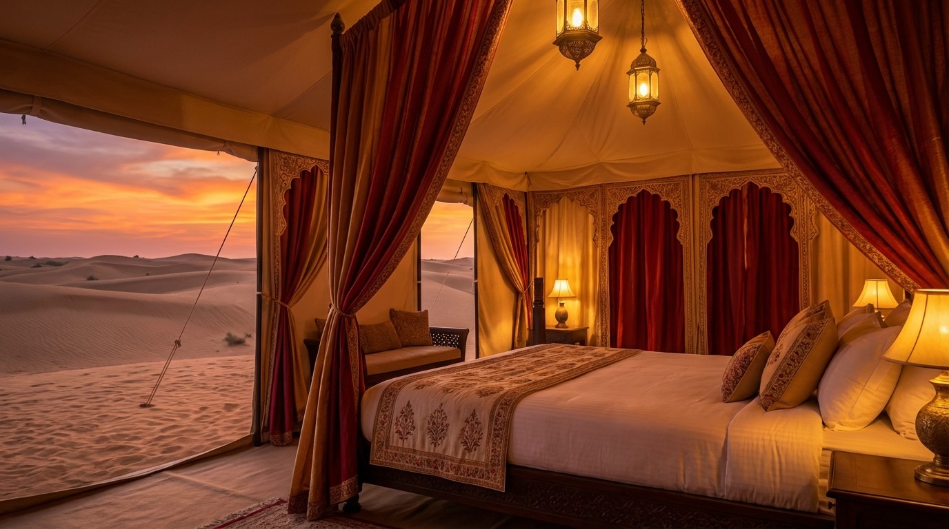 Luxury Mughal Style Tents in Rajasthan