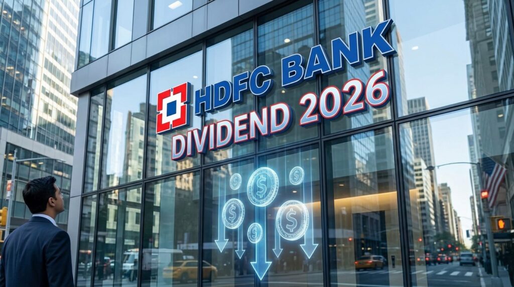 HDFC Bank HQ and Stock Market Growth Chart for 2026 Dividend Analysis