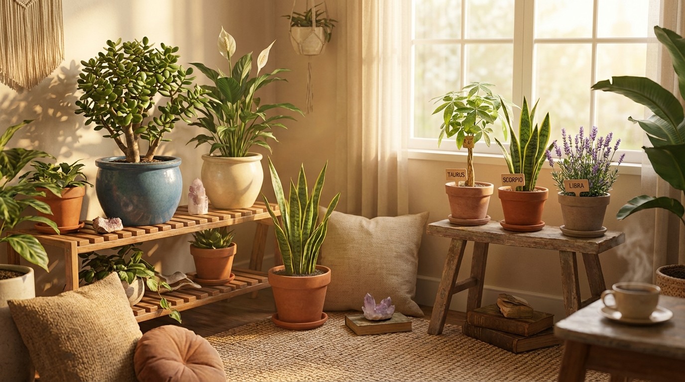 Best lucky indoor plants for zodiac signs 2026