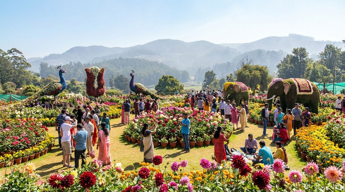 Ooty Flower Show 2026 Botanical Garden Display