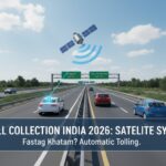 India GPS Satellite Toll Collection System 2026 Infographic
