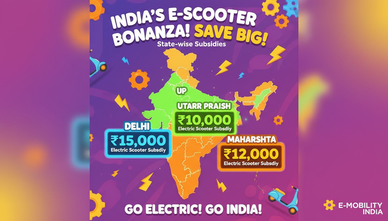 State Wise EV Subsidy India 2026 Infographic
