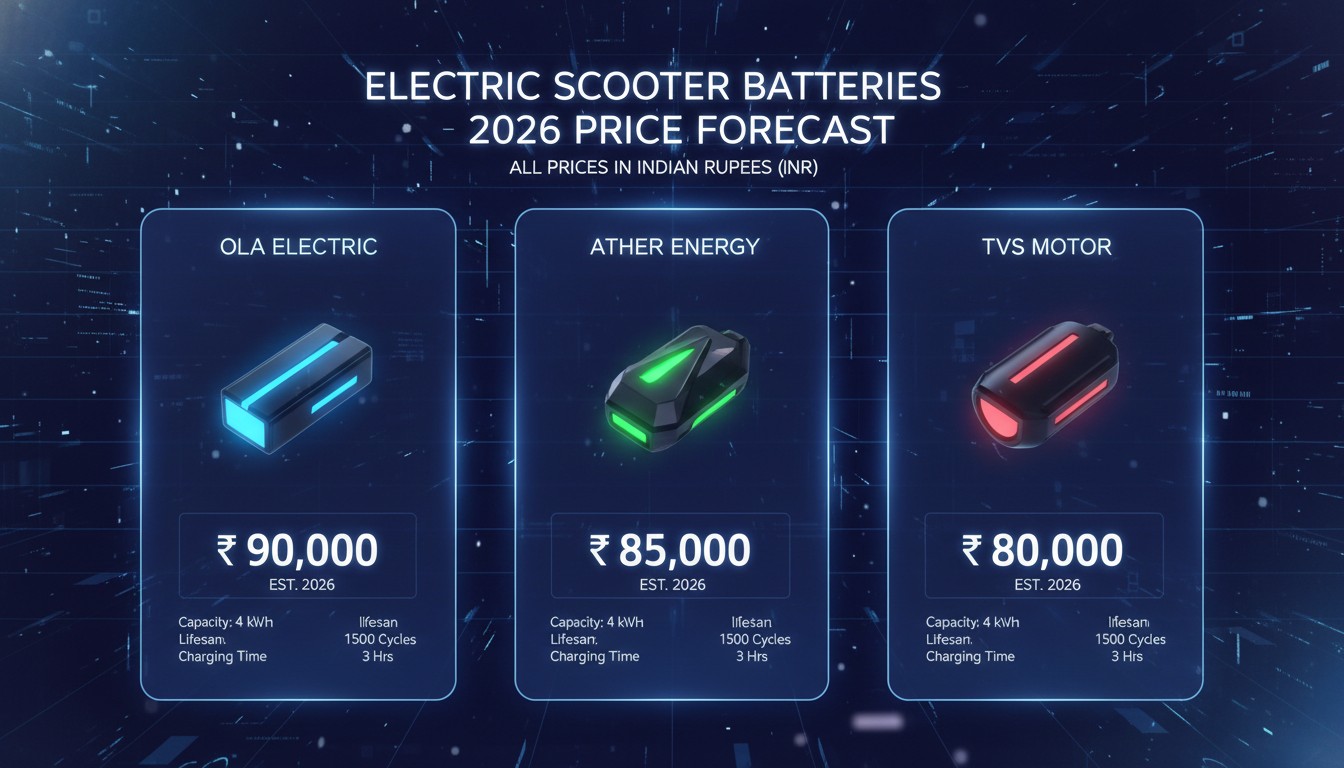 EV Battery Replacement Prices 2026 Infographic