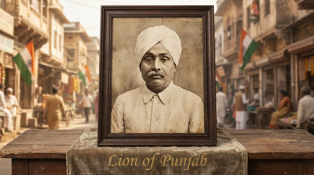 Lala Lajpat Rai Portrait and Punjab Kesari Jayanti Celebration