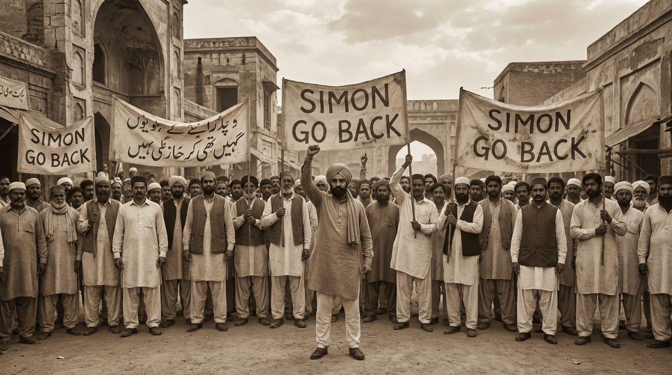 Simon Commission Protest Lahore History