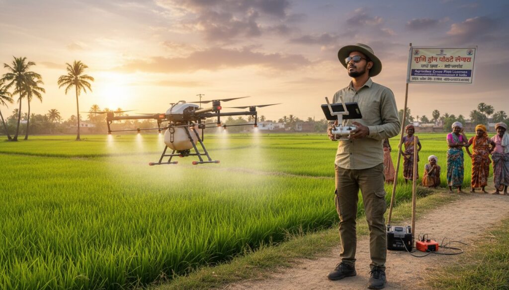 Agriculture Drone Pilot Training India 2026