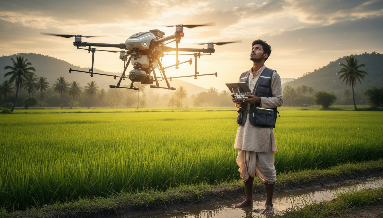 Drone Pilot in Agriculture Field India