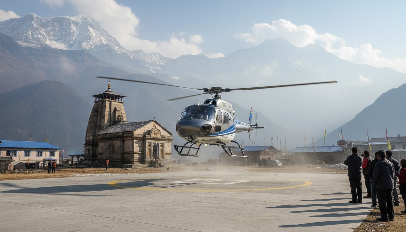केदारनाथ हेलीकॉप्टर सेवा 2026