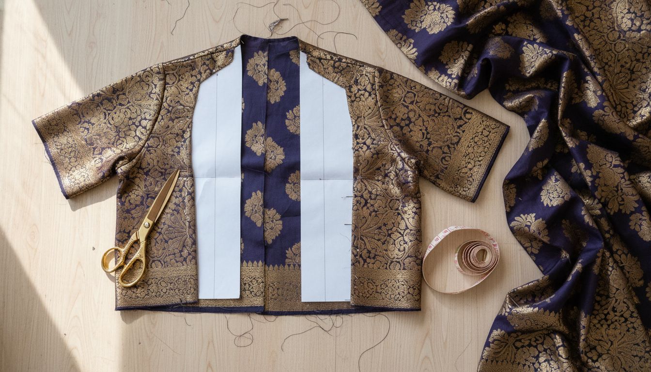 Upcycling vintage silk sarees into modern fashion