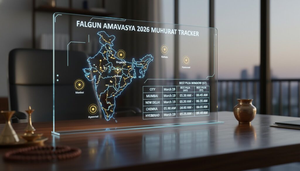 Falgun Amavasya 2026 City-Wise Muhurat Tracker and Puja Vidhi