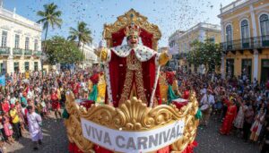 King Momo declaring the decree at Goa Carnival