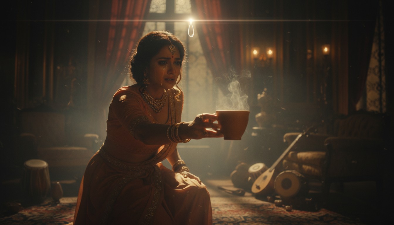 Dramatic chai lover meme bollywood style